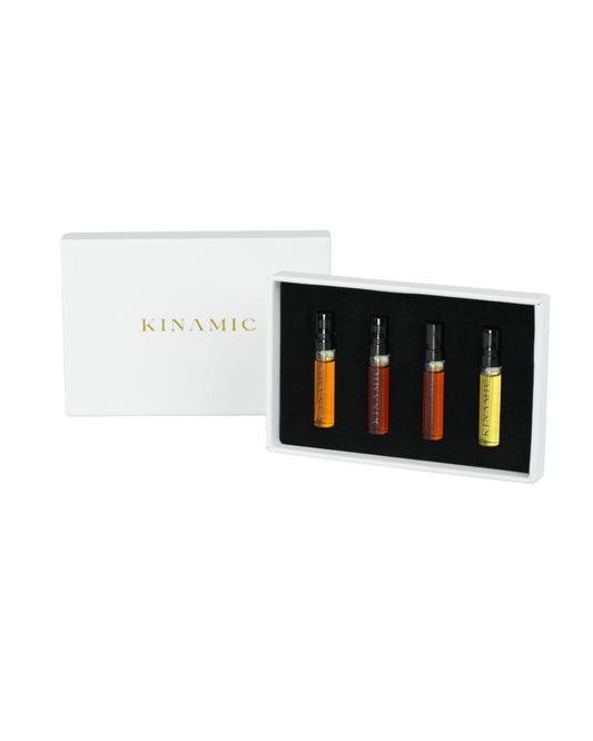 Kinamic Discovery Set with four 2ml fragrance vials